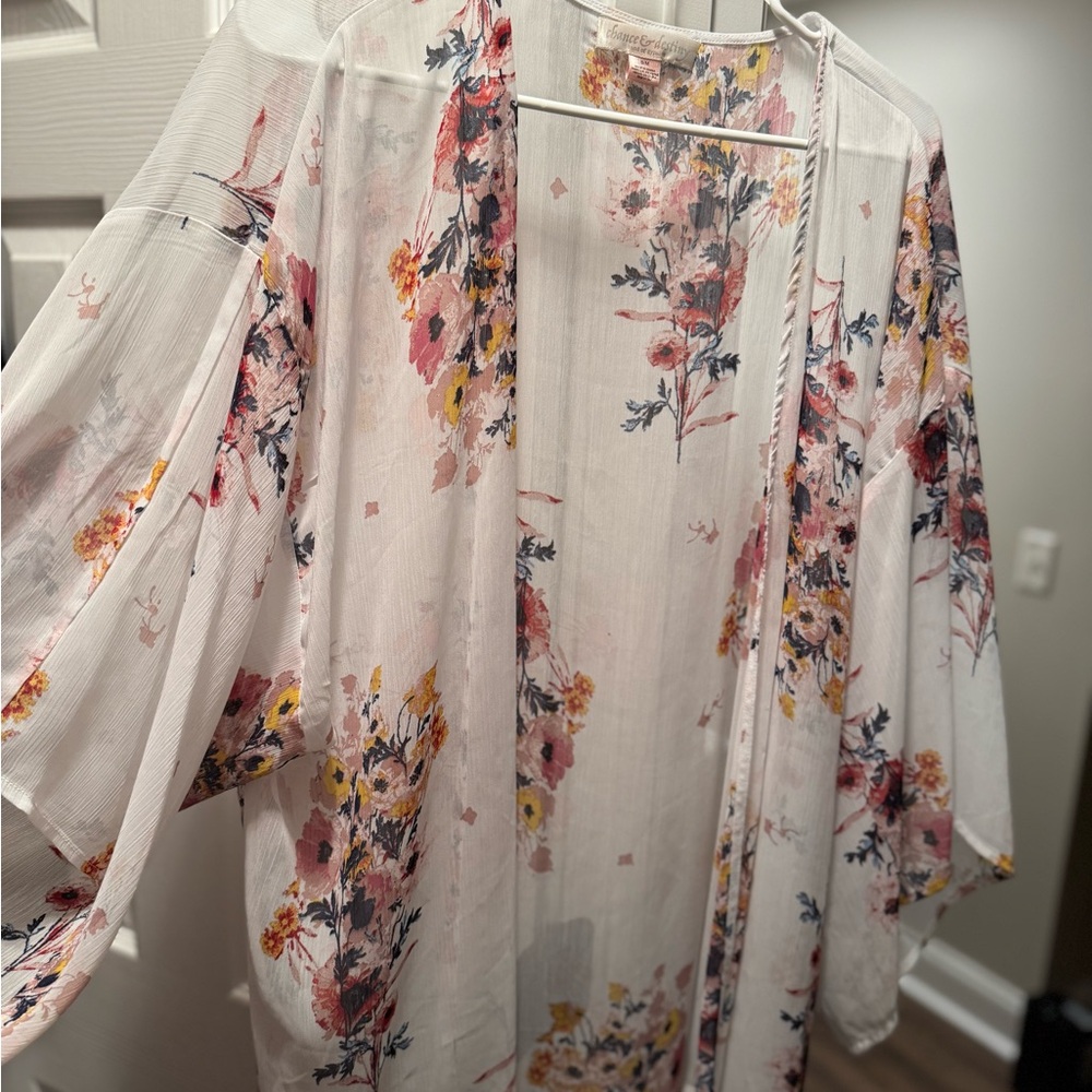 Floral Sheer Kimono